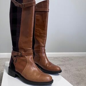 Charles David Italian leather riding boots Rare Find!